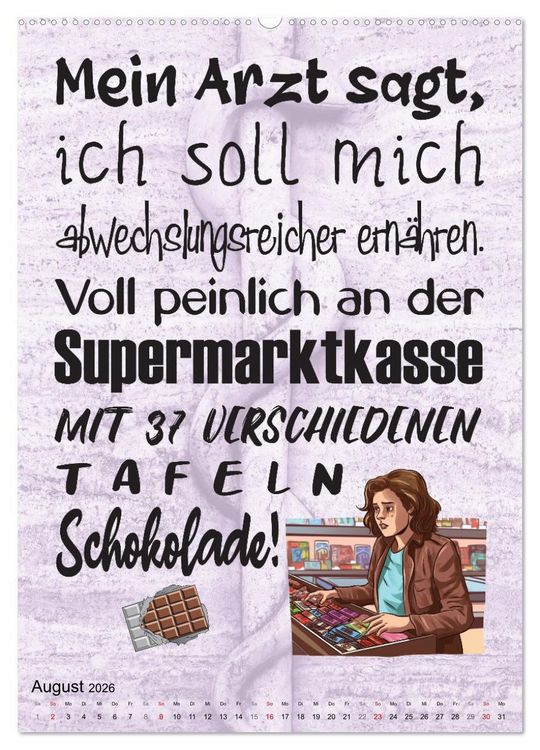 Produktbild: Spa&szlig; im Wartezimmer (hochwertiger Premium Wandkalender 2026 DIN A2 hoch), Kunstdruck in Hochglanz