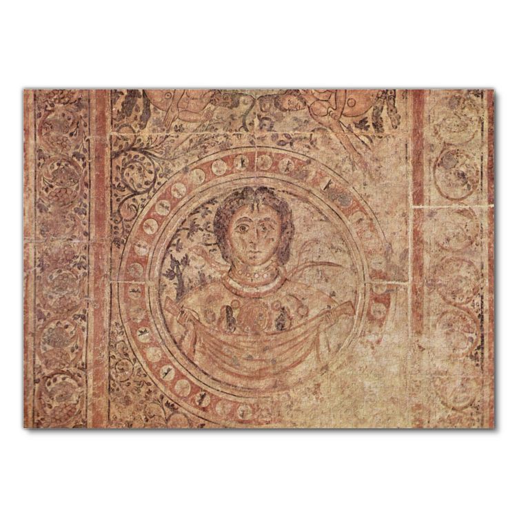 Produktbild: Lais Puzzle Arabischer Maler um 730 - Bodenfresko aus Qasr al-Hayr al-Gharb&icirc;, Syrien,  G&auml;a 1000 Teile