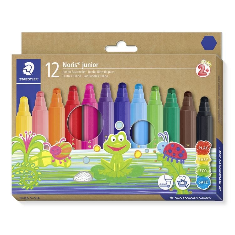 Produktbild: STAEDTLER Noris junior 329 Fasermaler, 329 C12