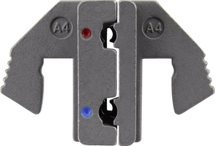 Produktbild: TOOLCRAFT PLE-0A4 Crimp-Eins&auml;tze Isolierte Flachsteckh&uuml;lsen Quetschbereich: 0.5 bis 2.5 mm&sup2; Passend f&uuml;r Marke (Zangen): TOOLCRAFT PZ-500