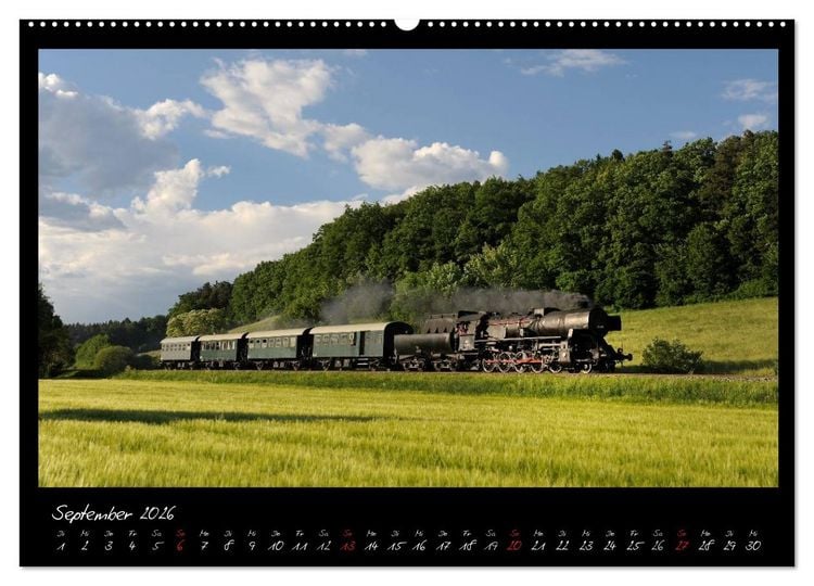 Produktbild: Faszination Dampflokomotive (hochwertiger Premium Wandkalender 2026 DIN A2 quer), Kunstdruck in Hochglanz