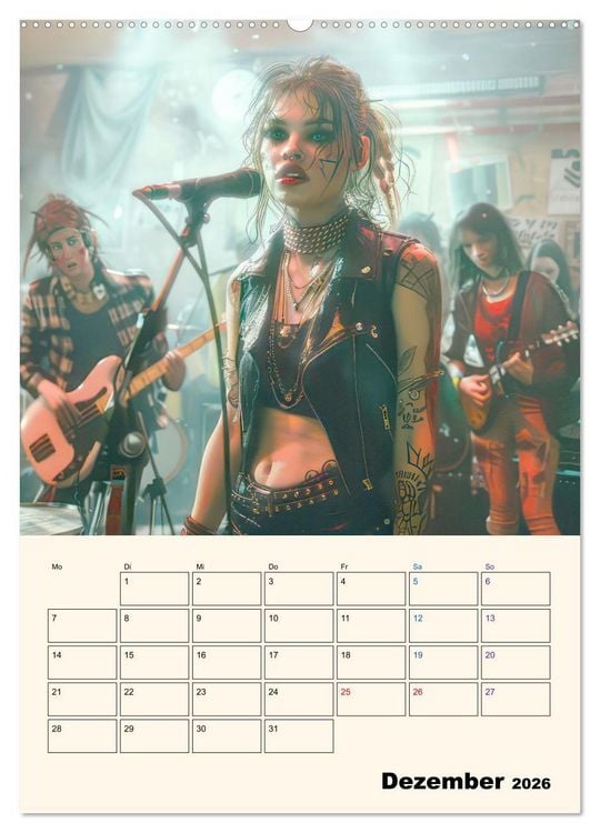 Produktbild: Punkerg&ouml;ren - In Aktion (Wandkalender 2026 DIN A2 hoch), CALVENDO Monatskalender