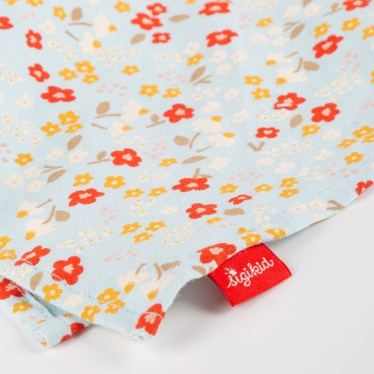 Produktbild: Sigikid 31269 - Baby Schnuffeltuch Hase, braun/mint/gebl&uuml;mt, Farmhouse Family