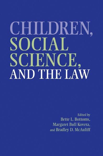Produktbild: Children, Social Science, and the Law