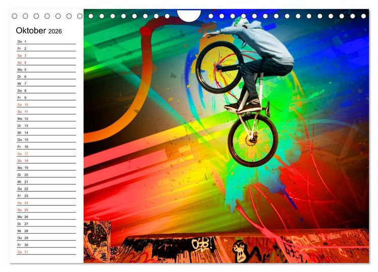 Produktbild: BMX My Life (Wandkalender 2026 DIN A4 quer), CALVENDO Monatskalender