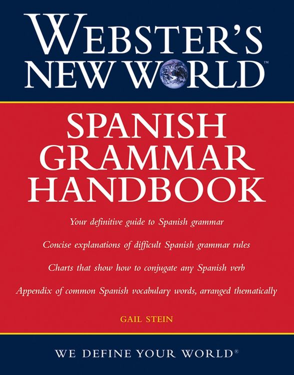 Produktbild: Webster's New World: Spanish Grammar Handbook