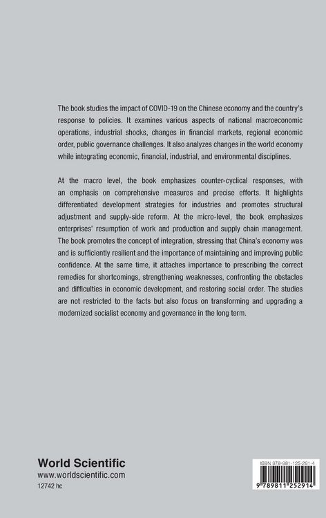 Produktbild: Covid-19's Economic Impact and Countermeasures in China