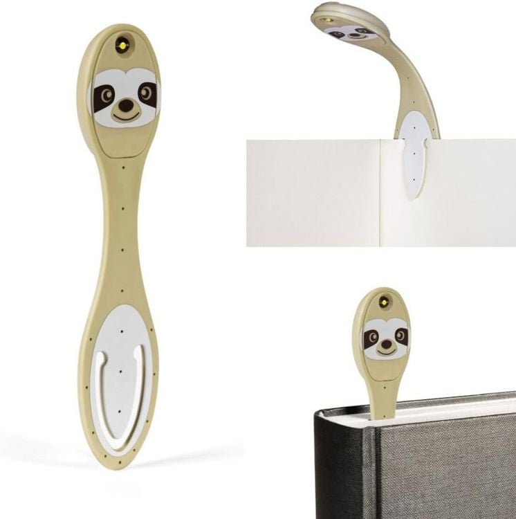 Produktbild: Flexilight Leselicht Faultier &ndash; 2-in-1 LED-Leselicht & Lesezeichen