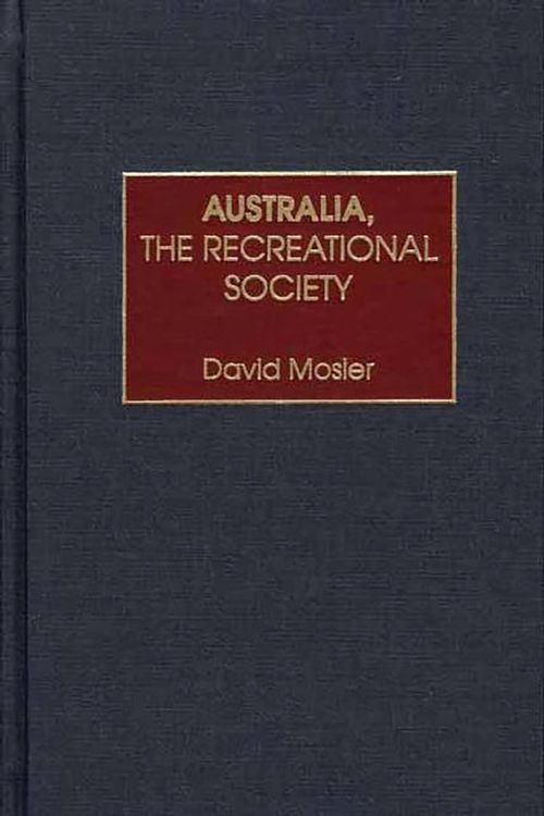 Produktbild: Australia, the Recreational Society