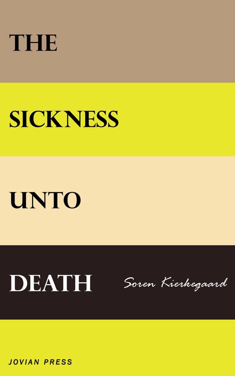 Produktbild: The Sickness Unto Death