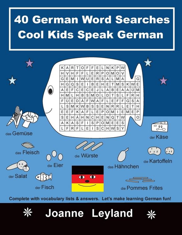 Produktbild: 40 German Word Searches Cool Kids Speak German