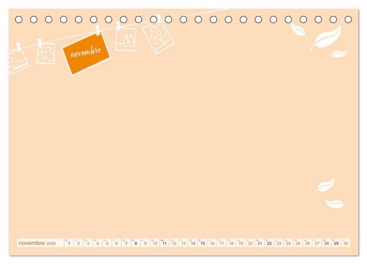 Produktbild: 12 x collage de photos - calendrier de bricolage (Calendrier de bureau 2026 DIN A5 vertical), CALVENDO calendrier mensuel