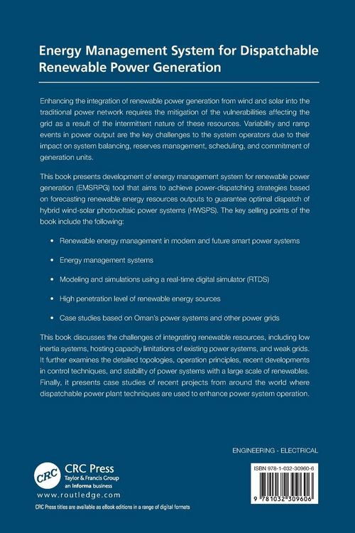 Produktbild: Energy Management System for Dispatchable Renewable Power Generation