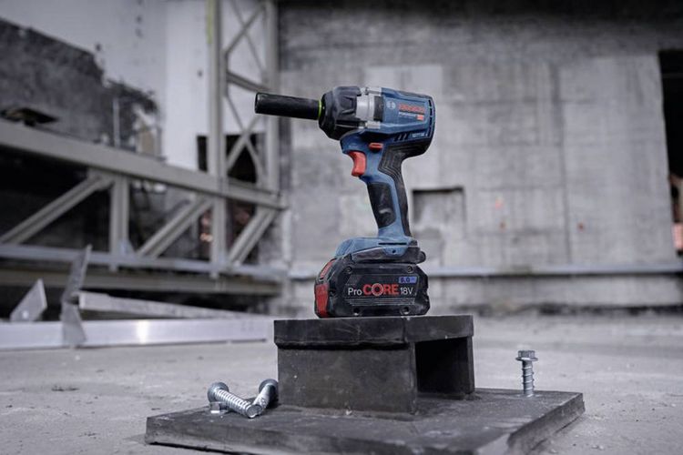 Produktbild: Bosch Professional GDS 18V-750 C 06019L9002 Akku-Drehschlagschrauber 750 Nm 18 V Anzahl mitgelieferte Akkus 2 8.0 Ah