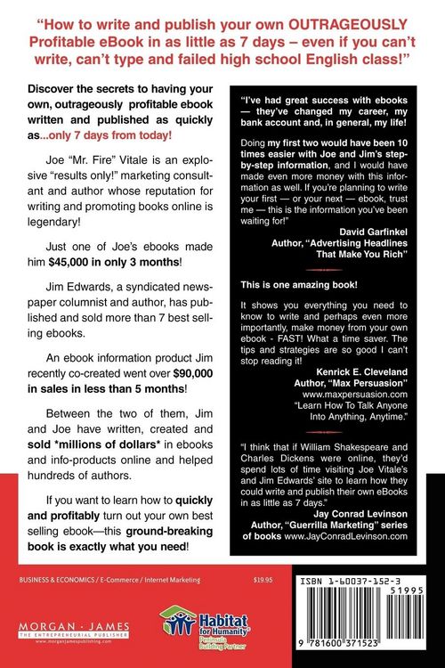 Produktbild: How to Write and Publish Your Own eBook in as Little as 7 Days