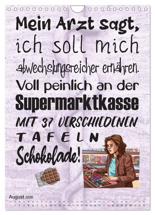 Produktbild: Spa&szlig; im Wartezimmer (Wandkalender 2026 DIN A4 hoch), CALVENDO Monatskalender