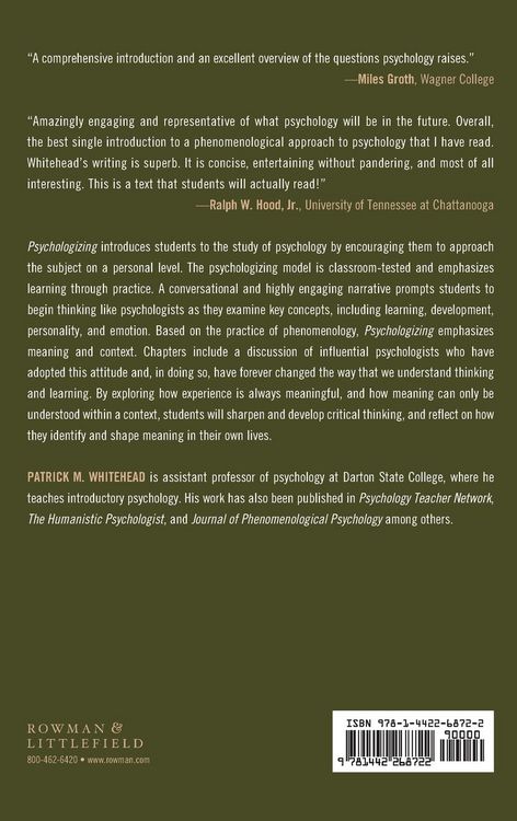 Produktbild: Psychologizing