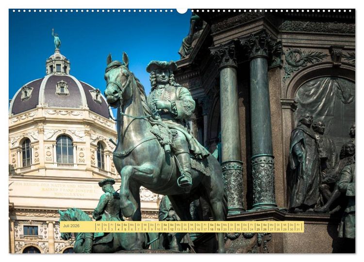 Produktbild: St&auml;dtereise Wien (hochwertiger Premium Wandkalender 2026 DIN A2 quer), Kunstdruck in Hochglanz