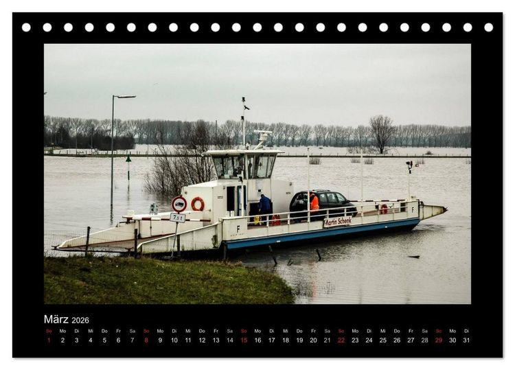Produktbild: Sch&ouml;nes Kleve bei Tag und Nacht (Tischkalender 2026 DIN A5 quer), CALVENDO Monatskalender