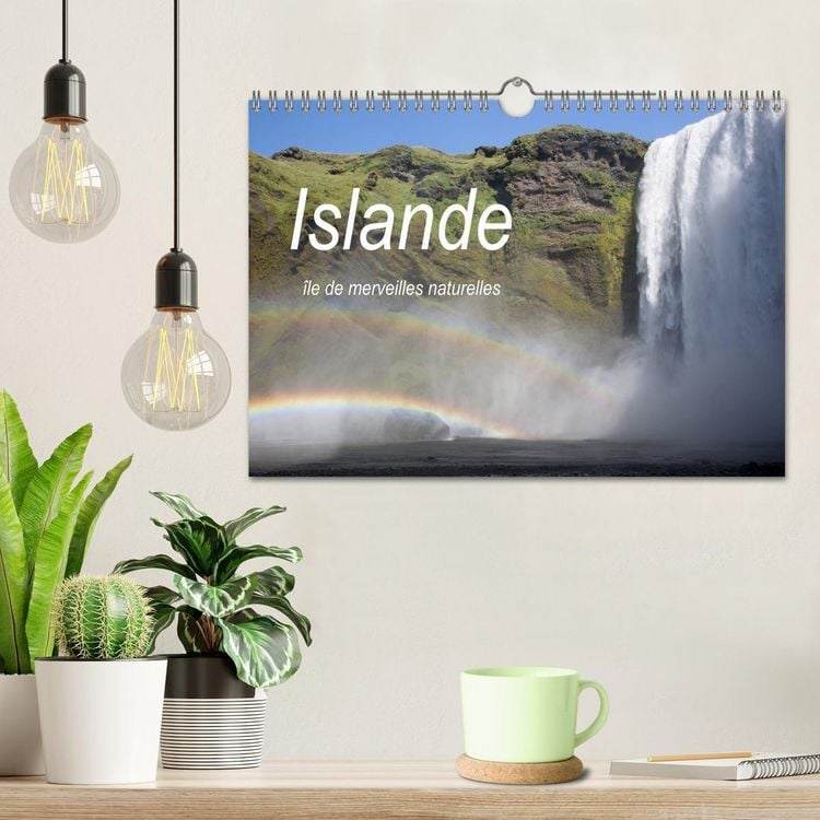 Produktbild: Islande &icirc;le de merveilles naturelles (Calendrier mural 2026 DIN A4 vertical), CALVENDO calendrier mensuel