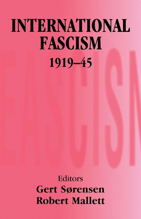 Produktbild: International Fascism, 1919-45