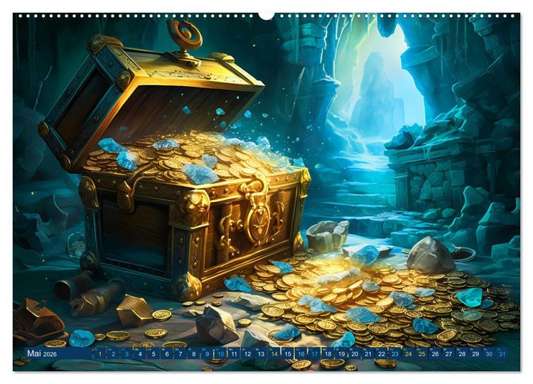 Produktbild: Seemannsgarn - Mythen, Legenden und Geschichten der Seefahrer (Wandkalender 2026 DIN A2 quer), CALVENDO Monatskalender