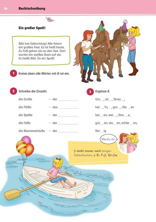 Produktbild: Bibi & Tina: Mein &Uuml;bungsbuch f&uuml;r die 2. Klasse