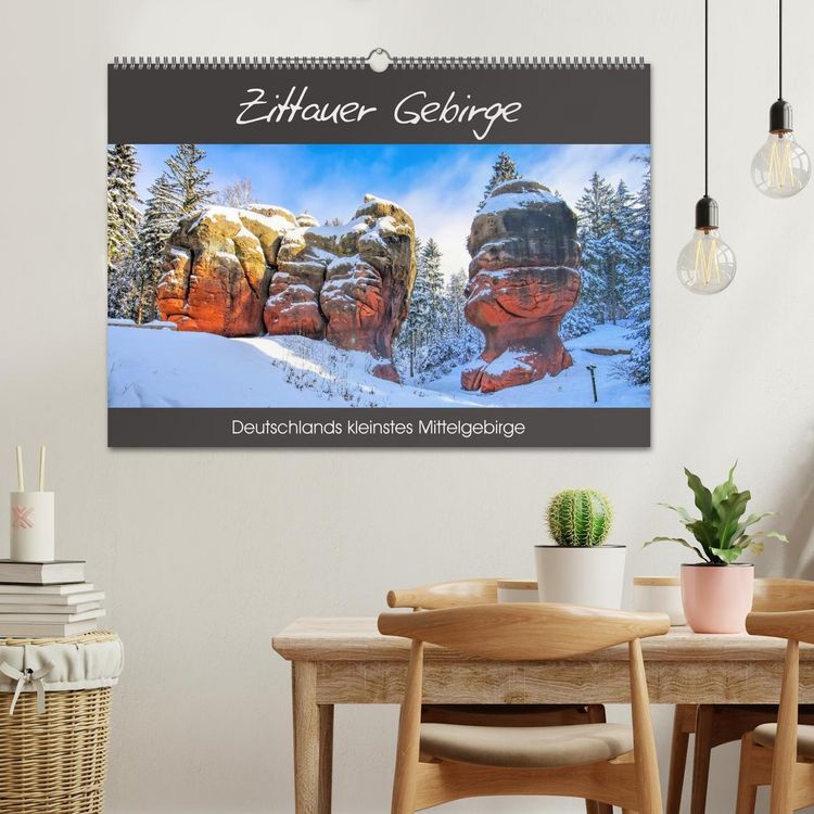 Produktbild: Zittauer Gebirge - Deutschlands kleinstes Mittelgebirge (Wandkalender 2026 DIN A2 quer), CALVENDO Monatskalender