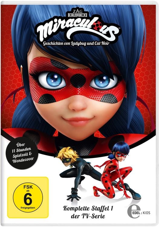 Produktbild: Miraculous - Geschichten von Ladybug und Cat Noir - Staffelbox 1 [3 DVDs]