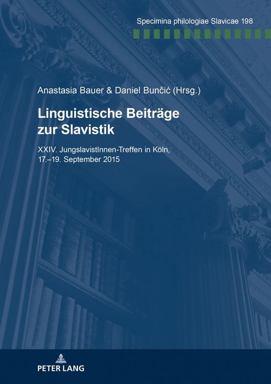 Produktbild: Linguistische Beitr&auml;ge zur Slavistik