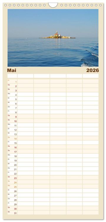 Produktbild: Familienplaner 2026 - Erlebe mit mir Lebenszeit mit 5 Spalten (Wandkalender, 21 x 45 cm) CALVENDO