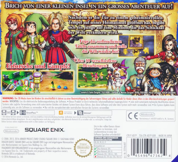 Produktbild: Dragon Quest VII - Fragmente der Vergangenheit