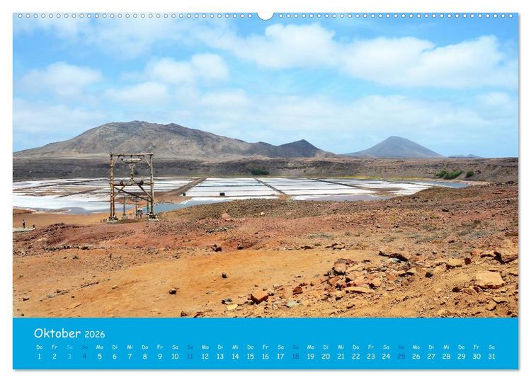 Produktbild: Cabo verde Inselgefl&uuml;ster - Ilha do Sal (hochwertiger Premium Wandkalender 2026 DIN A2 quer), Kunstdruck in Hochglanz