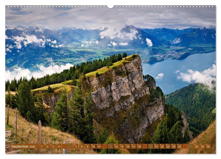 Produktbild: Berner Oberland - Ausflugsziele (Wandkalender 2026 DIN A2 quer), CALVENDO Monatskalender