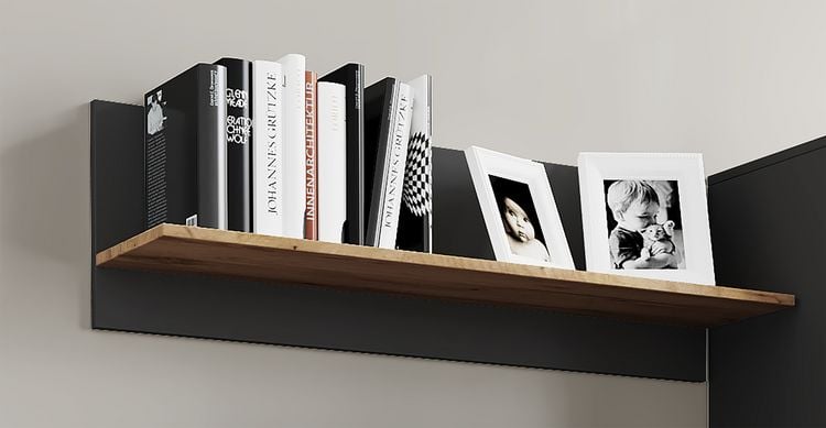 Produktbild: Holz Wandregal H&auml;ngeregal Wandboard Regal Usilo