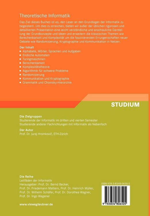 Produktbild: Theoretische Informatik