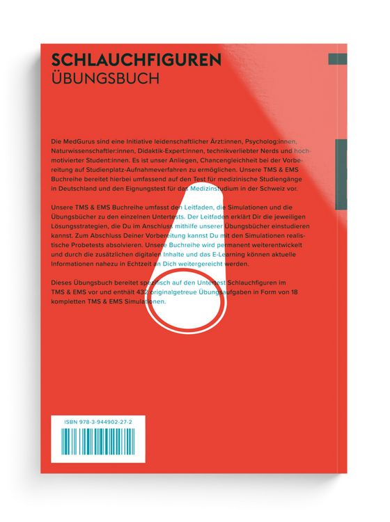 Produktbild: MedGurus - TMS &Uuml;bungsbuch Schlauchfiguren