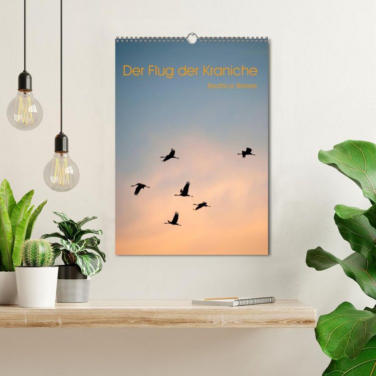 Produktbild: Der Flug der Kraniche (Wandkalender 2026 DIN A3 hoch), CALVENDO Monatskalender