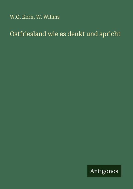 Produktbild: Ostfriesland wie es denkt und spricht