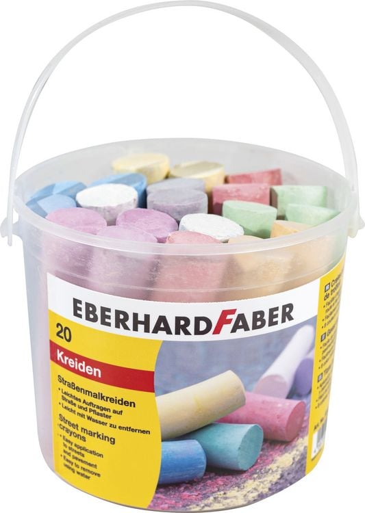 Produktbild: Eberhard Faber 526512 - Stra&szlig;enmalkreide, 20er Eimer