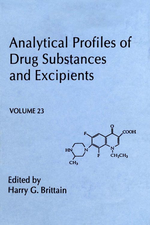 Produktbild: Analytical Profiles of Drug Substances and Excipients