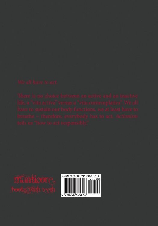 Produktbild: Actionism - How to Become a Responsible Man