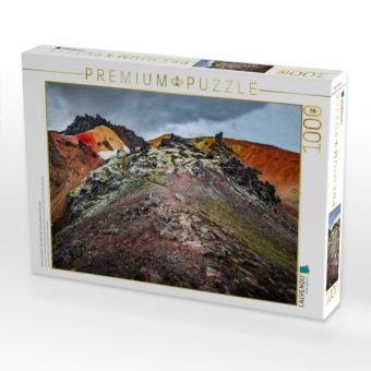 Produktbild: CALVENDO Puzzle Island, Lavafeld in der N&auml;he des Vulkans Brennisteinsalda | 1000 Teile Lege-Gr&ouml;&szlig;e 64x48cm Foto-Puzzle f&uuml;r gl&uuml;ckliche Stunden