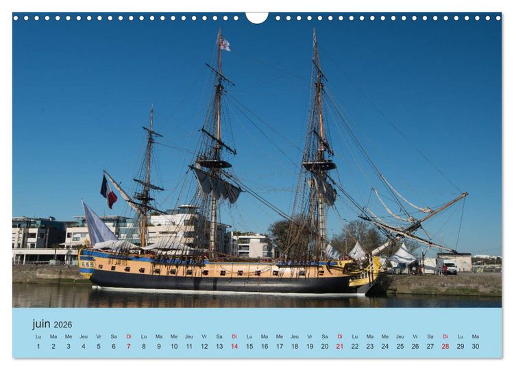 Produktbild: La Charente Maritime, des paysages entre terre et mer (Calendrier mural 2026 DIN A3 vertical), CALVENDO calendrier mensuel