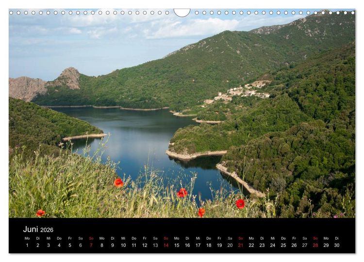 Produktbild: Korsika Insel der Sch&ouml;nheit (Wandkalender 2026 DIN A3 quer), CALVENDO Monatskalender