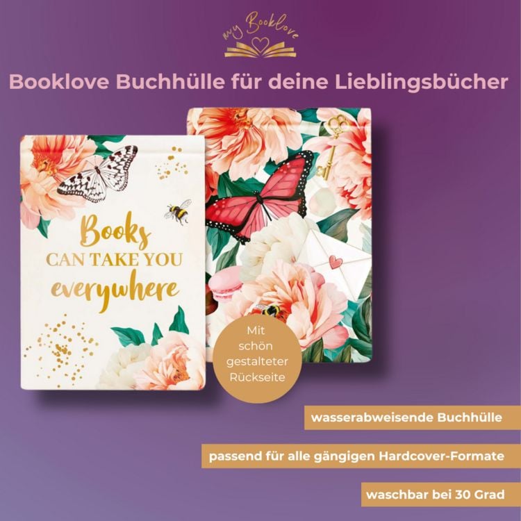 Produktbild: My Booklove Buchh&uuml;lle hell