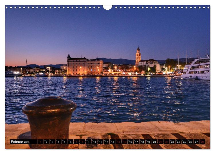 Produktbild: DALMATIEN - KROATISCHE K&Uuml;STE - Split mit Umgebung (Wandkalender 2026 DIN A3 quer), CALVENDO Monatskalender