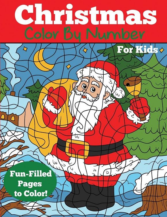 Produktbild: Christmas Color by Number for Kids