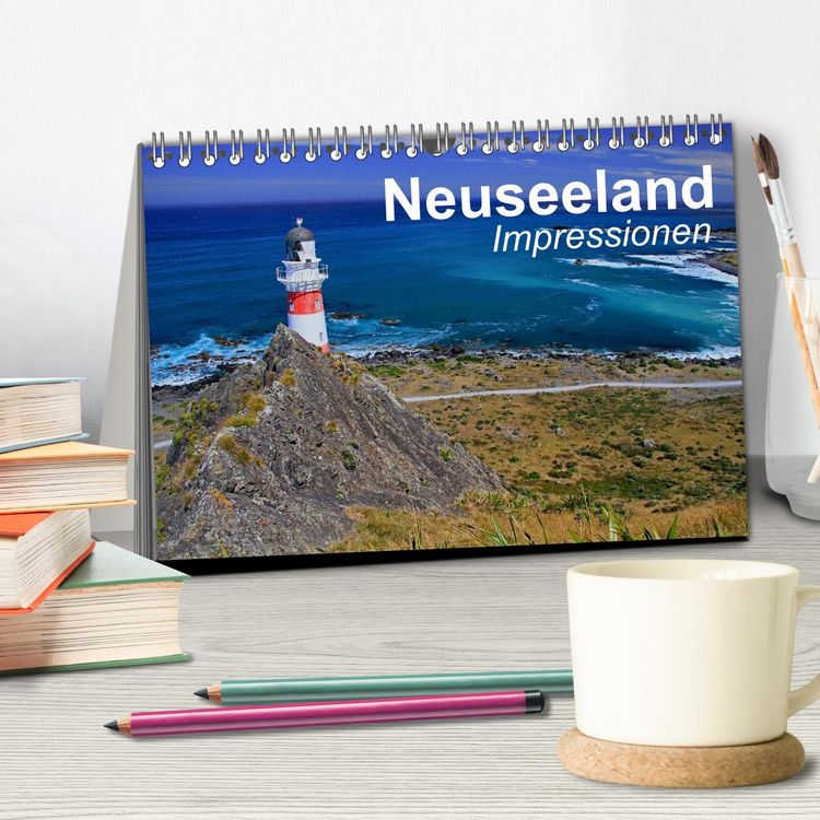 Produktbild: Neuseeland &bull; Impressionen (Tischkalender 2026 DIN A5 quer), CALVENDO Monatskalender