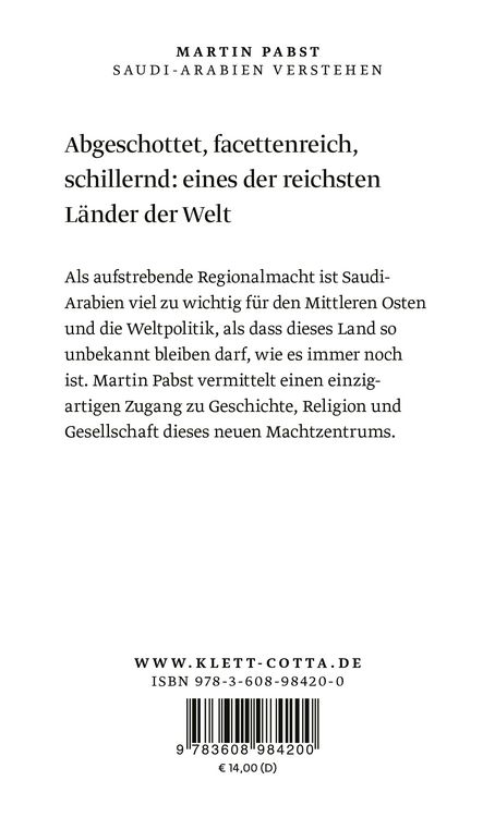 Produktbild: Saudi-Arabien verstehen